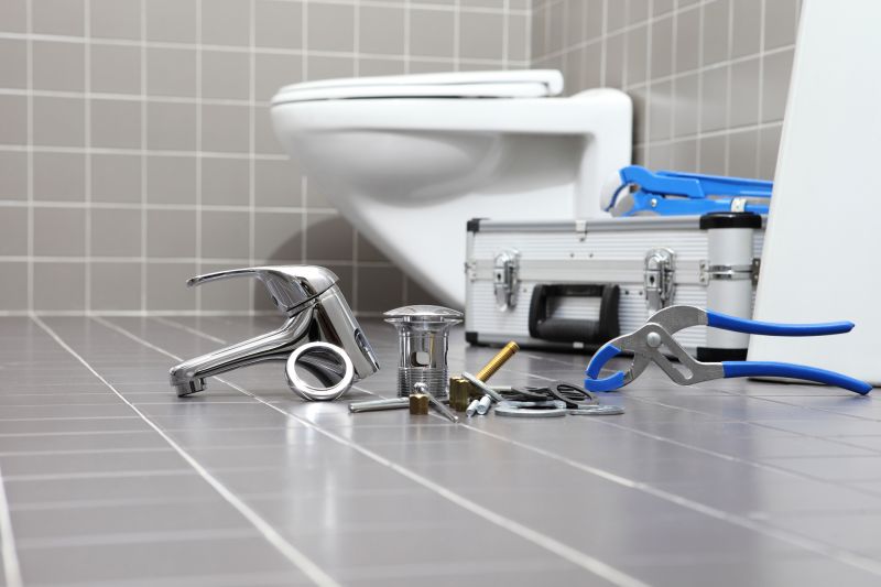 Products For Bathroom Drain Installations in use
