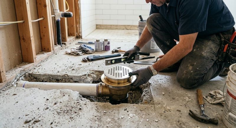 Floor Drain Installation